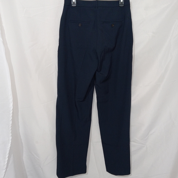NWT Banana Republic Sculpted Stretch High Rise Straight Pants Sz 6 Prep Navy $90 - Picture 6 of 15